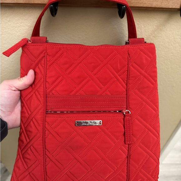 Vera Bradley Red Quilted Crossbody Bag - Picture 12 of 12